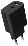 Gembird TA-UC-2AC12-01-BK Universāls USB lādētājs 12W / melns