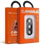 AR+AF Full Metal kameros apsauginis stiklas telefonui Samsung Galaxy S26 (S942) juodas