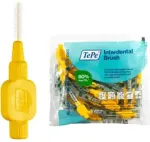 TePe Interdental Brush Extra Soft (0.7 mm yellow 25 pcs) - Very fine interdental brushes