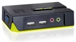 Perjungiklis LevelOne KVM perjungiklis LevelOne 2x USB KVM-0221 su garsu - KVM-0221