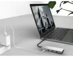 Conceptronic HUBBIES16G 4-Port USB 3.2 Gen-2 USB &scaron;akotuvas, 10Gbps, USB-C x 4, 100W USB PD