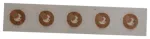 NFC apsaugos lipdukas RFID žymė 18mm NTAG213 skaidrus 10