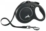 Inertia Leashes for dogs : Trixie Flexi New Classic Tape Leashes, L: 5 m, black