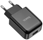 HOCO N2 kelioninis įkroviklis | 10W | USB-A | juodas