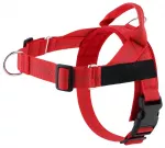 Dog harness REFLECTIVE SILK size L red