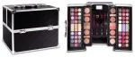 2K Super Model Beauty Train Case Black Makiažo Paletės Dėklas 122,6 g