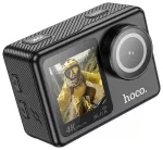 Sportinė kamera &bdquo;Hoco&ldquo; su dviem ekranais 1,3" + 2" 4K/30fps DV101, juoda