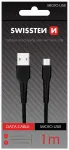 Swissten Basic Fast Charge 3A Micro USB Datu un Uzlādes Kabelis 1m