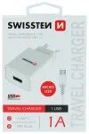 Swissten Travel Tīkla lādētājs Smart IC USB 1A + kabelis USB / Micro USB 1.2m