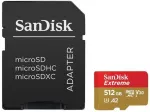 SanDisk Extreme 512 GB microSDXC Speicherkarte Kit (2022) bis 190 MB/s, C10, U3