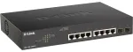 Pārslēdzējs DGS-1100-10MPV2 8 portu Gigabit PoE+ ar 2 SFP slotiem