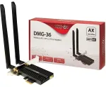 Tinklo plok&scaron;tė Inter-Tech Inter-Tech Wi-Fi6E+ BT5.2 PCIe adapteris