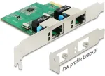 Valdiklis Delock DELOCK PCI Express plok&scaron;tė > 2 x Gigabit LAN