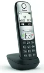 GIGASET A690HX Black 5,1 cm 2 colių juodai baltas grafikos ekranas laisvų rankų įranga telefonų knyga DECT bazinėms stotims ir mar&scaron;rutizatoriams