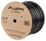 LAN UTP KAT-6 305M laidas lauko, geliuotas CU fluke passed, Black