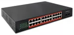 Qoltec Gigabit Ethernet SWITCH | 24x RJ45 | 2x SFP | 1000 Mb/s