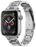 Spigen Modern Fit i&scaron;maniojo laikrodžio dirželis Apple Watch 4/5/6/7/SE (38/40/41 mm) | nerūdijantis plienas | sidabrinis