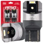 LED CANBUS PRO series W21/5W 2x1860 SMD White 12V 24V AMIO-03601