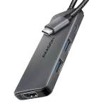 Axagon HMC-5H8K USB &scaron;akotuvas | USB-C į USB 3.0, HDMI | 100W