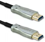 Qoltec HDMI cable v2.0 A male | A male | AOC | 10m