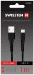 Swissten Basic Universāls Quick Charge 3.1 USB-C Datu un Uzlādes Kabelis 1m