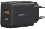 Baseus Cube Pro 30W Lādētājs USB-C USB-A / melns