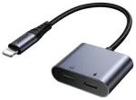 Joyroom JR-SY-L02 Adapter DAC 2-in-1 Lightning to Lightning/ Lightning Adapteris 60W, 0.12m / melns