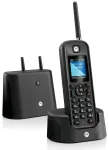 Landline phone Motorola O201 with far distance antena black