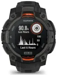 Garmin Instinct 3 Solar 45 mm i&scaron;manusis laikrodis juodas
