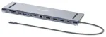 Adapteris AV Manhattan MANHATTAN dokstacija 12-in-1 4K 1xHDMI 2xDP 3xUSB-A