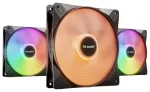 be quiet! Light Wings LX PWM L&uuml;fter 140mm 3er Pack Black