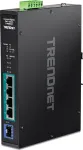 Switch TRENDnet Trendnet TI-PGM541 Gigabit Ethernet (10/100/1000) tinklo jungtis Black