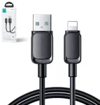 Joyroom USB - Lightning kabelis Multi-Color Series A14, 480mb/s, 2.4A, 1.2m, Black (S-AL012A14B)