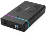 inateck 3,5" RGB cietā diska korpuss USB 3.0 2,5/3,5" SATA HDD/SSD