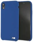 BMW BMHCI61MSILNA Silicone M Collection Aizsargapvalks priek&scaron; iPhone Xr / tum&scaron;i zils