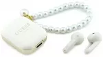 Earphones TWS Guess Pearl Strap white