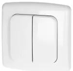 Switch with 2 channels and radio transmitter, used for wireless control of flush-mounted switches and sockets (OR-SH-1751)