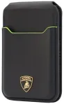 Magnetic Wallet Lamborghini D1 Genuine Leather MagSafe Phone Stand green