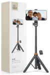 Tech-Protect L03S Bluetooth selfie stick with remote control, tripod up to 148cm and 180 head - black