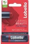 Labello Red Caring Beauty Raudonas puoselėjantis lūpų ir skruostų balzamas SPF 30 4.8g