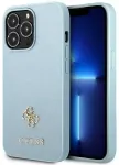 Guess GUHCP13XPS4MB iPhone 13 Pro Max 6,7" mėlynas|blue hardcase Saffiano 4G Small Metal Logo