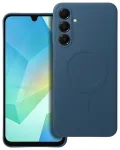 Silicone Mag Cover telefono dėklas su MagSafe palaikymu Samsung Galaxy A16 4G (A165) | A16 5G (A166) mėlynas