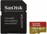 Sandisk Extreme 128GB MicroSDXC + adapteris
