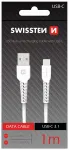 Swissten Basic Universāls Quick Charge 3.1 USB-C Datu un Uzlādes Kabelis 1m