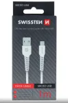 Swissten Basic Fast Charge 3A Micro USB Datu un Uzlādes Kabelis 1m Balts