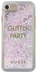 Guess GUHCP7GLUQPU Liquid Glitter Party Aizsargapvalks priek&scaron; iPhone 6/7/8/SE 2020 / SE 2022 / violets