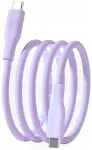 Gembird CC-USB2S-CMCM-1.5M-P Premium silicon USB Type-C Male - USB Type-C Male kabelis 1,5m / violets