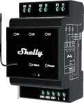 Shelly Qubino Wave Pro 3 kanalu Z-Wave DIN bėgelio relė