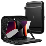 Spigen Rugged Armor Pouch Pro cover for a 13-14" laptop - black