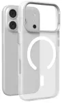 Puro Lightfeel telefono dėklas su MagSafe palaikymu iPhone 17 Pro skaidrus baltas